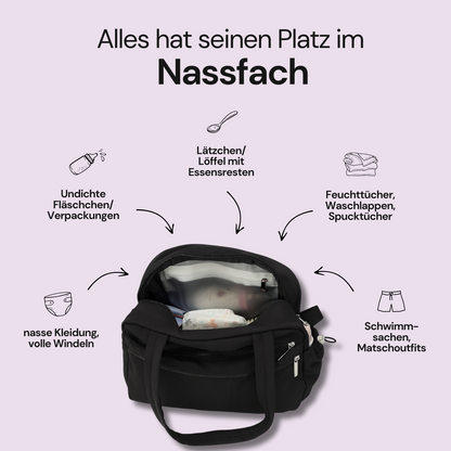 Wickeltasche mit Nassfach